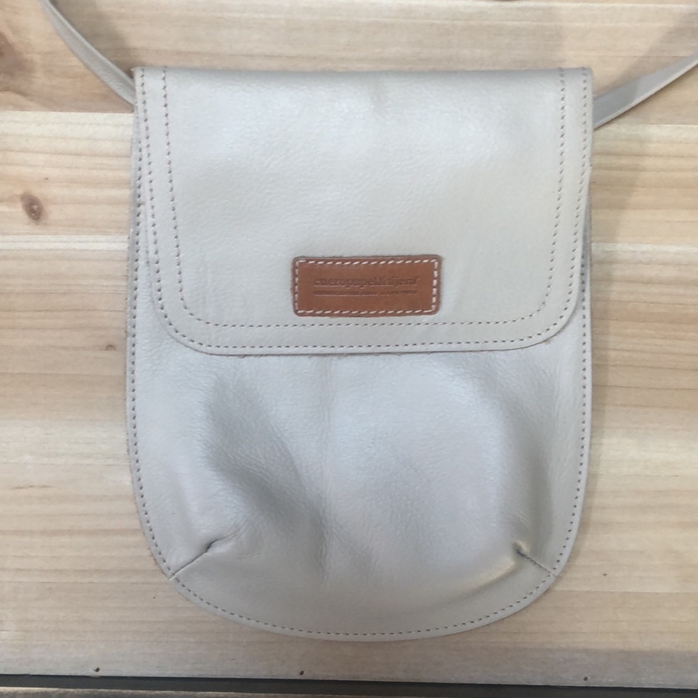 Cueropapel&tijera Minime Vanilla Leather Crossbody - Picture 5 of 11